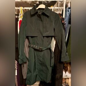 Zara  Zippered Trench Coat gently used. Size Small